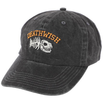 Deathwish Piranha Snapback Hat (Vintage Black)