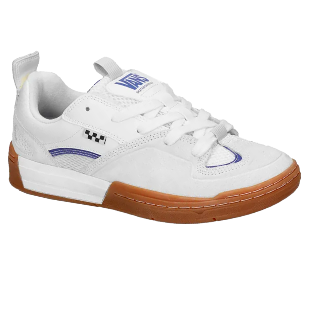 Vans Skate Mixxa Shoes - White/Light Blue – Warped Skate Shop