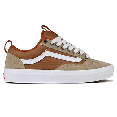 Vans Skate Old Skool 36+ Shoes (Khaki/Burnt Orange)