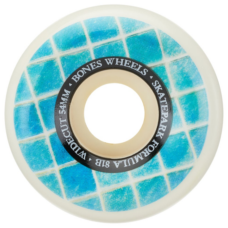 Bones Pool & Gang Skatepark Formula V6 Widecut 54mm 81D Wheels
