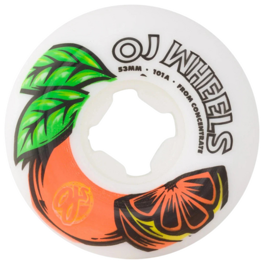 OJ's From Concentrate Hardline 53mm 101D Wheels