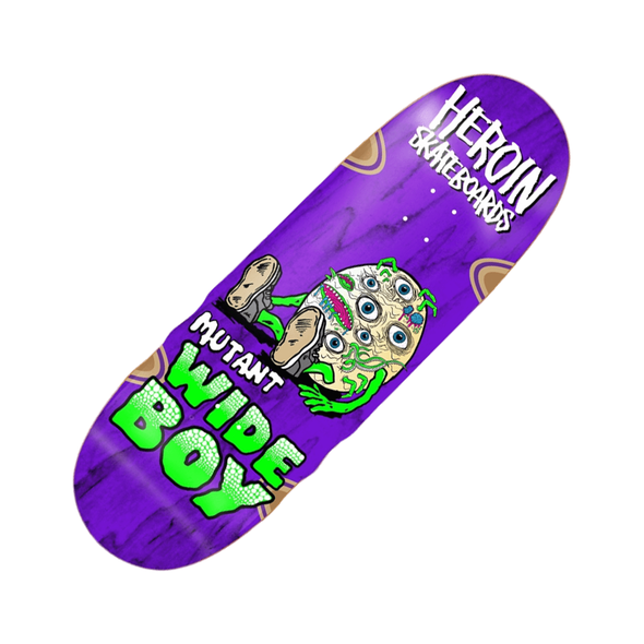 Heroin Skateboards Mutant Wide Boy Deck 10.25
