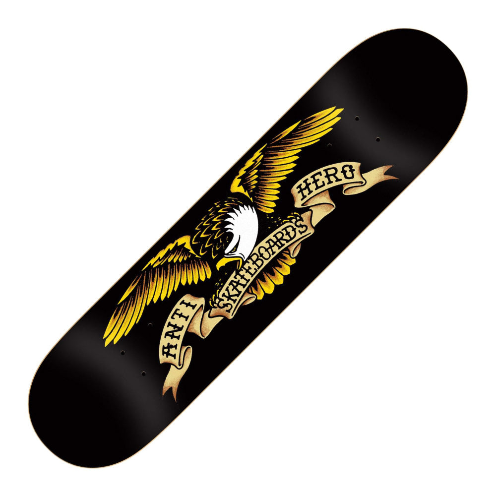 Vintage 1990s Supreme Brand Black Anti-skateboards Hero 