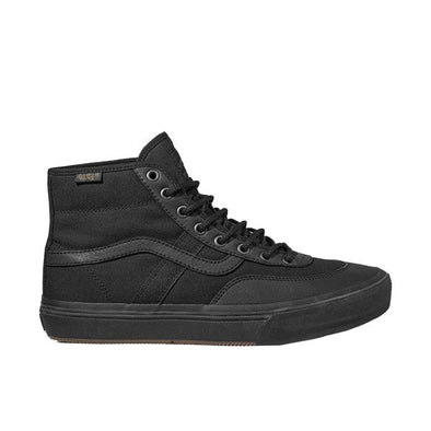Vans Crockett High Shoes (Butter Leather Black/Black)