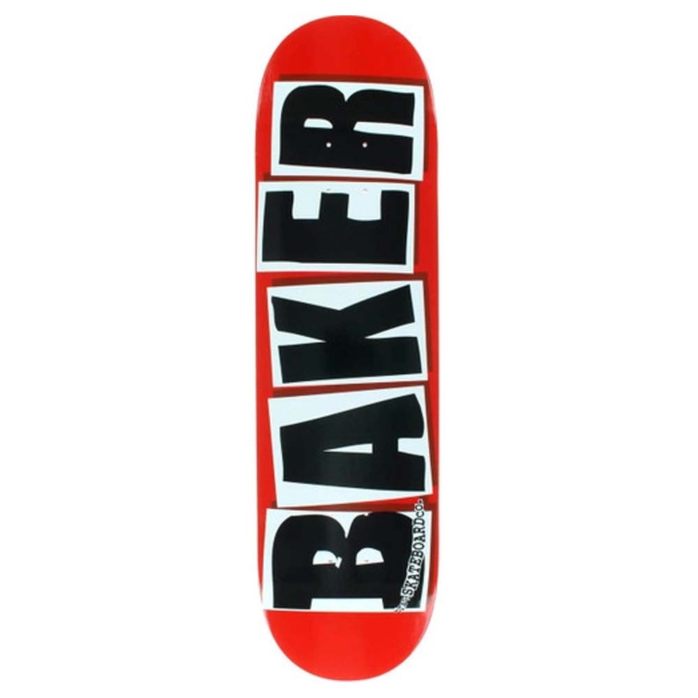 Baker Brand Logo Deck (Red/Black) – Warped Skate Shop