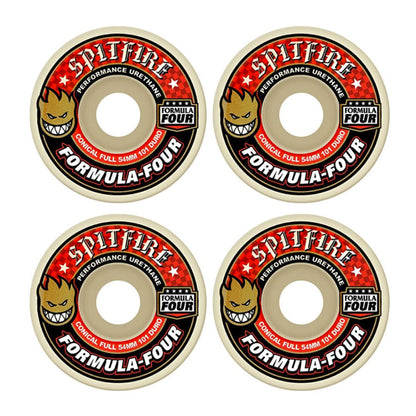 Spitfire Formula Four Conical Full 52mm 101D Wheels