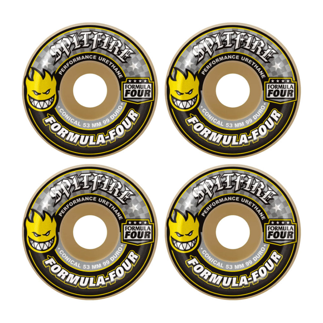 Spitfire Formula Four Conical 53mm 99D Wheels