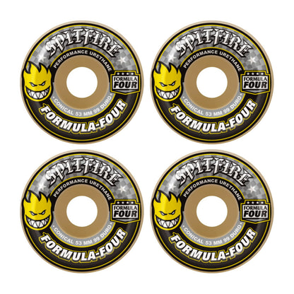 Spitfire Formula Four Conical 53mm 99D Wheels