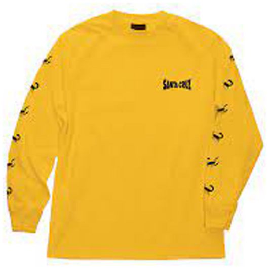 Santa Cruz Sacred Heart Long Sleeve T-Shirt - Gold