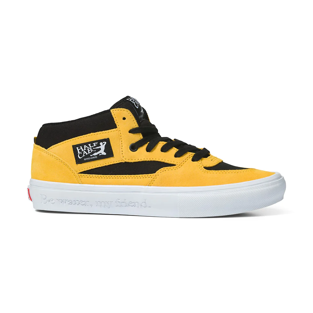 Vans shoes black and store yellow