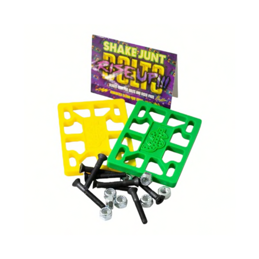 Shake Junt Rise Up Risers - Green/Yellow