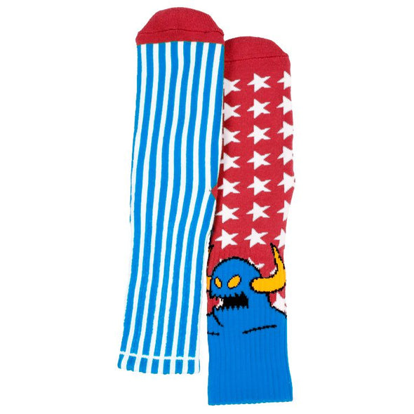 Toy Machine American Monster Socks (Blue)