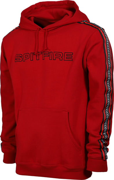 Spitfire Classic 87' Swirl Stripe Hoodie (Scarlet Red)