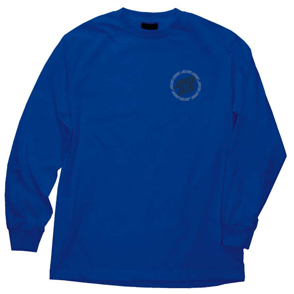 Santa Cruz Atomic Dot Long Sleeve T-Shirt (Royal Blue)
