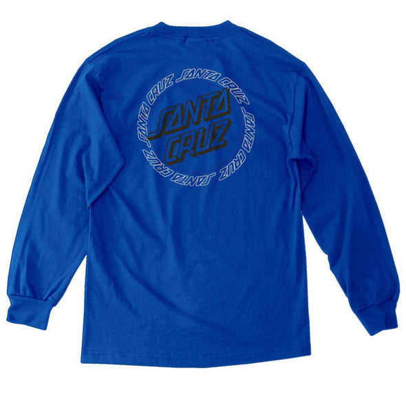 Santa Cruz Atomic Dot Long Sleeve T-Shirt (Royal Blue)