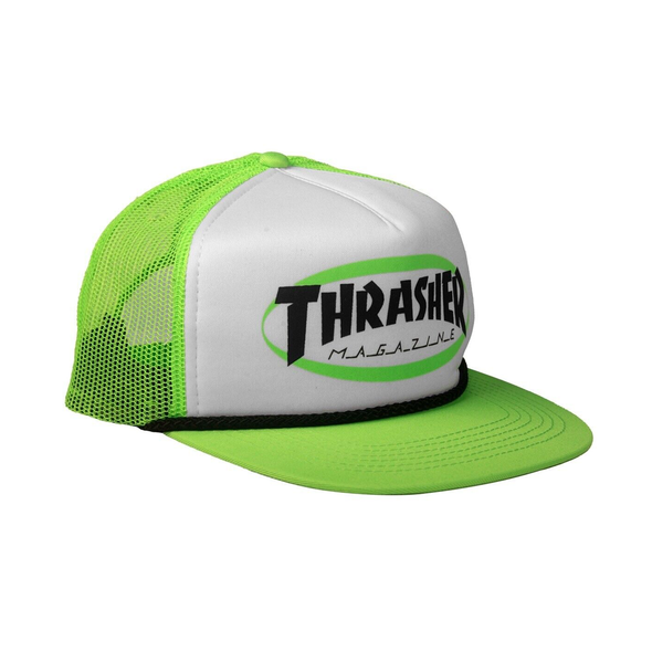 Thrasher Ellipse Mag Logo Trucker Rope Hat