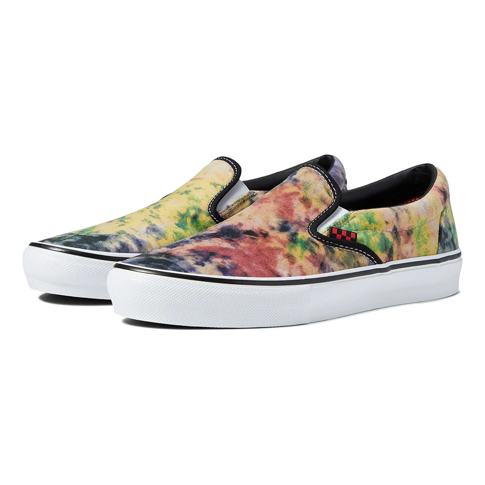 Tie dye vans slip 2025 on womens