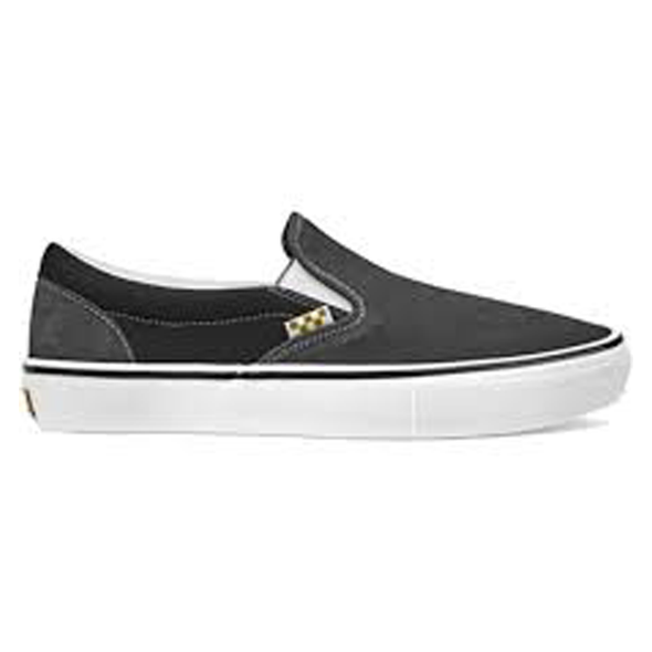Vans Twill Skate Slip-On Shoes (Raven/Black) ***