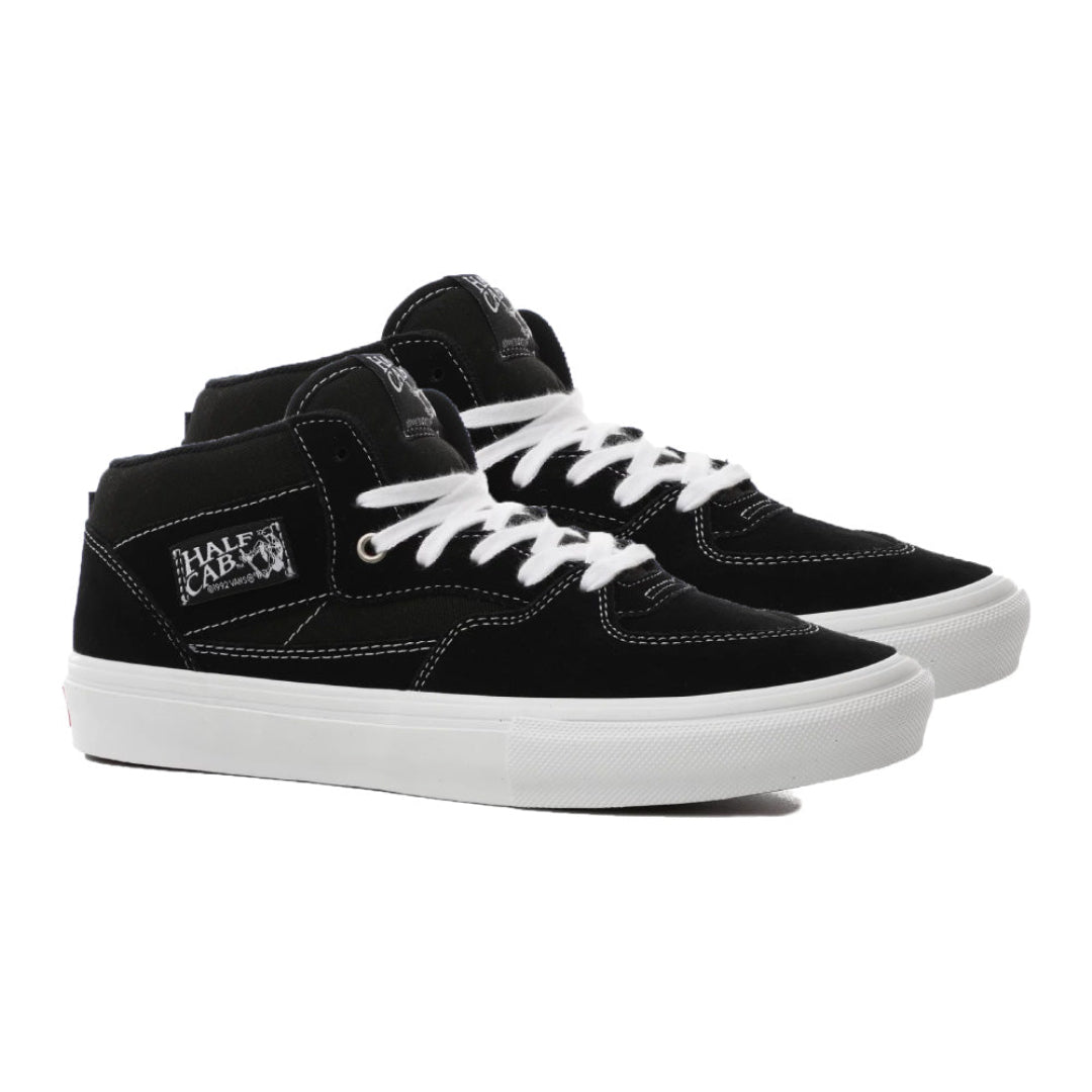 Vans Skate Half Cab Shoes - Black/White