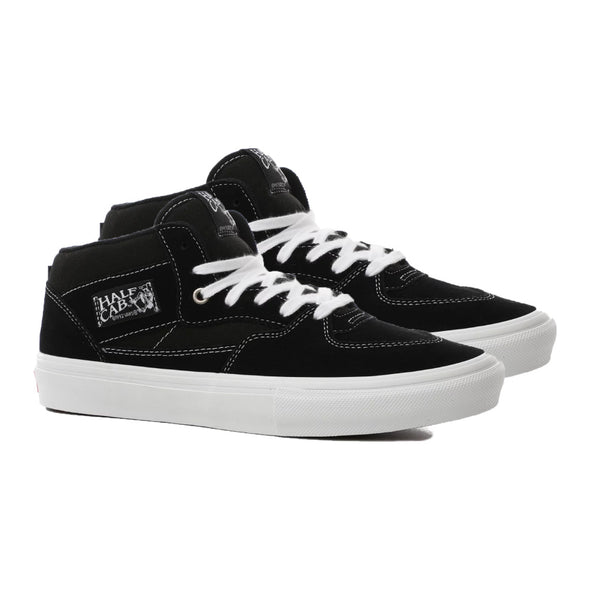 Vans Skate Half Cab Shoes (Black/White)
