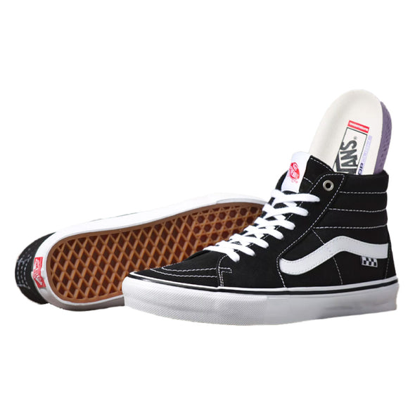 Vans Skate Sk8-Hi Shoes (Black/White)