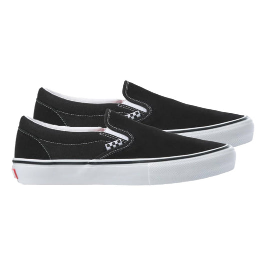 Vans Skate Slip-on Shoes - Black/White