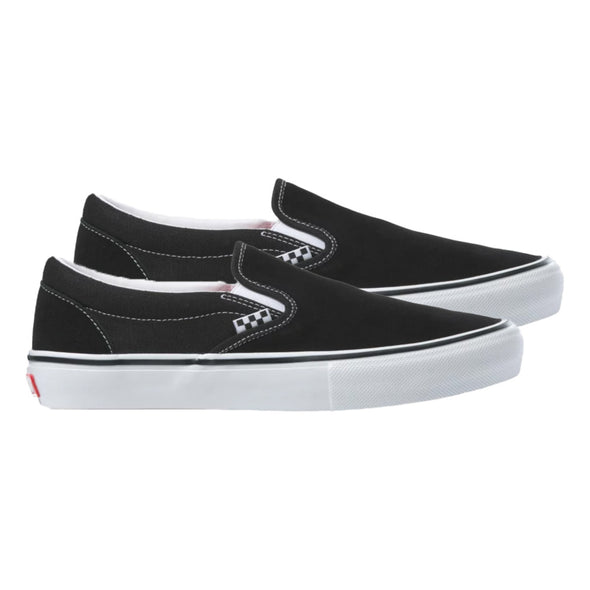 Vans Skate Slip-on Shoes (Black/White)