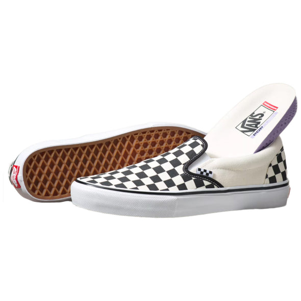 Vans Skate Slip-On Shoes (Checkerboard)