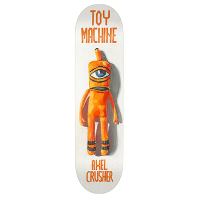 Toy Machine Axel Crusher Sock Doll Deck 8.5